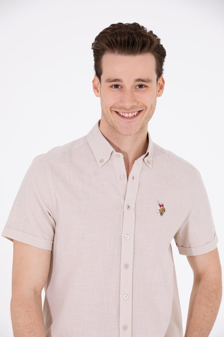 Erkek Taş Kısa Kollu Gömlek - 50262846068