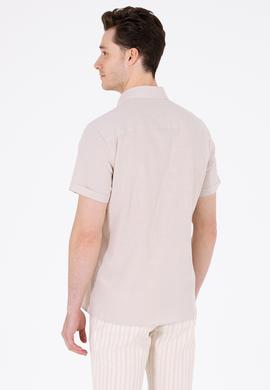 Erkek Taş Kısa Kollu Gömlek - 50262846068