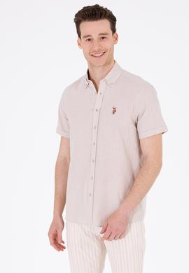 Erkek Taş Kısa Kollu Gömlek - 50262846068