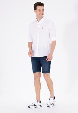 Erkek Beyaz Uzun Kollu Basic Gömlek - 50262872019