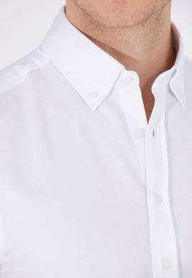 Erkek Beyaz Uzun Kollu Basic Gömlek - 50262932008