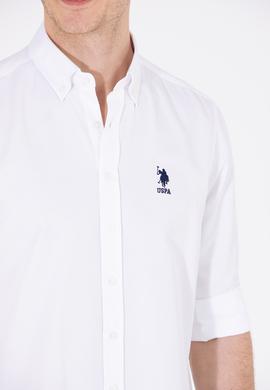 Erkek Beyaz Uzun Kollu Basic Gömlek - 50262934008