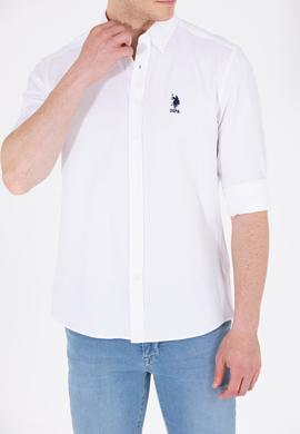 Erkek Beyaz Uzun Kollu Basic Gömlek - 50262934008