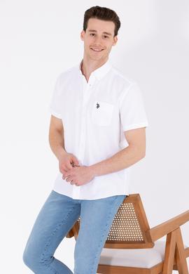 Erkek Beyaz Kısa Kollu Gömlek - 50262942001