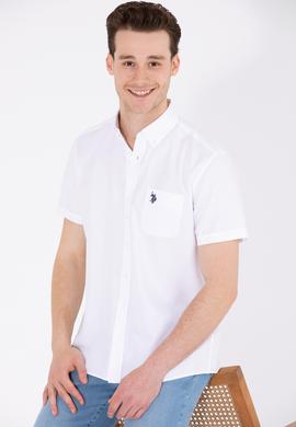 Erkek Beyaz Kısa Kollu Gömlek - 50262942001