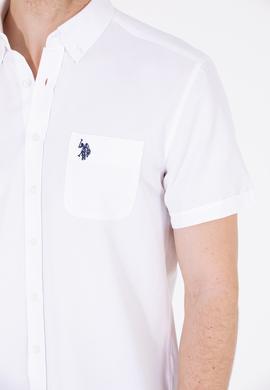 Erkek Beyaz Kısa Kollu Gömlek - 50262942001