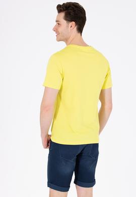 Erkek Citron Basic Bisiklet Yaka Tişört - 50263026115
