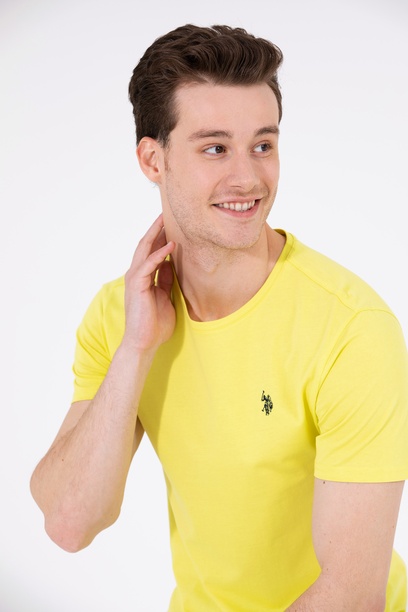 Erkek Citron Basic Bisiklet Yaka Tişört