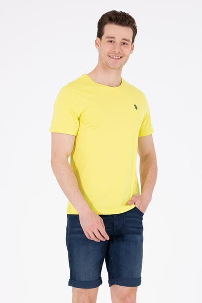 Erkek Citron Basic Bisiklet Yaka Tişört