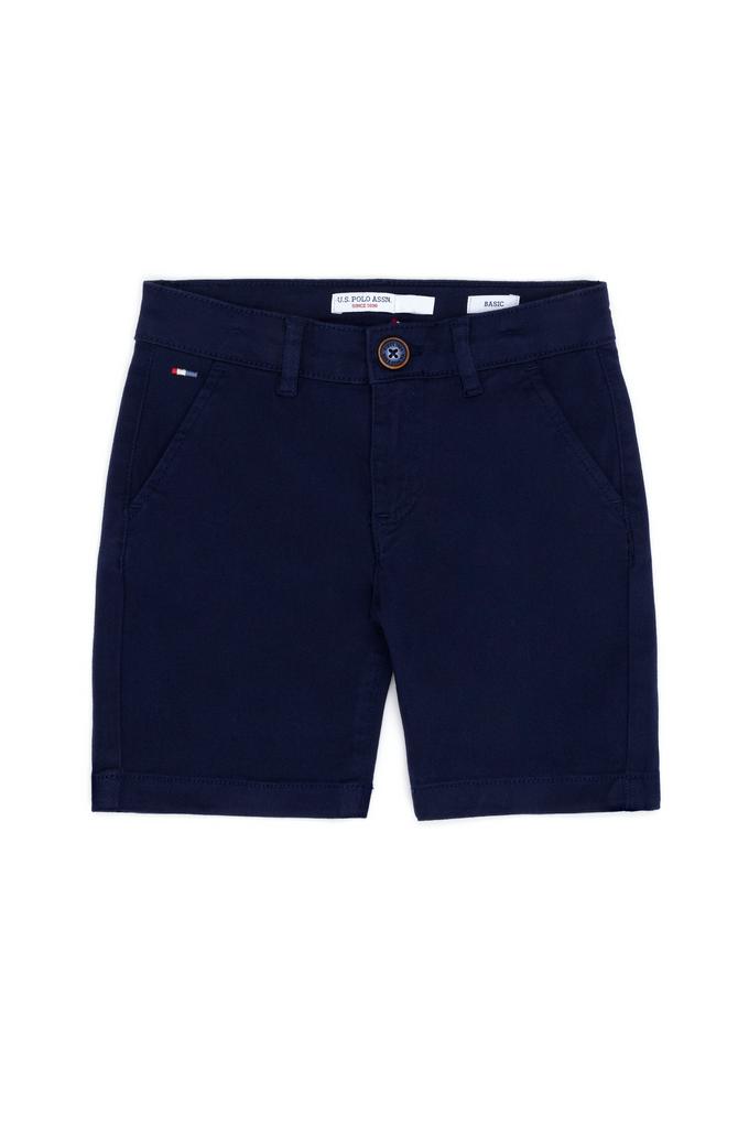 Erkek Çocuk Lacivert Dokuma Şort