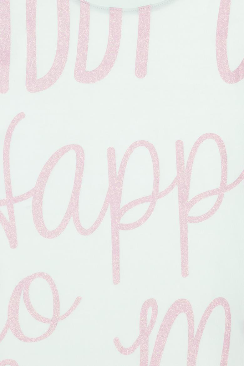 Çocuk Su Yeşili Bisiklet Yaka Tişört - 50265381015