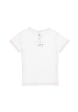 Çocuk Beyaz Bisiklet Yaka Tişört - 50263491002