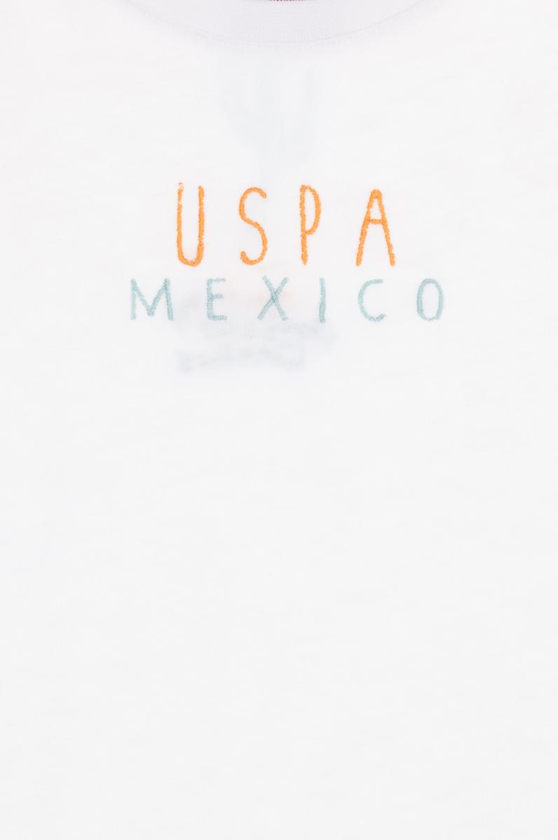 Çocuk Beyaz Bisiklet Yaka Tişört