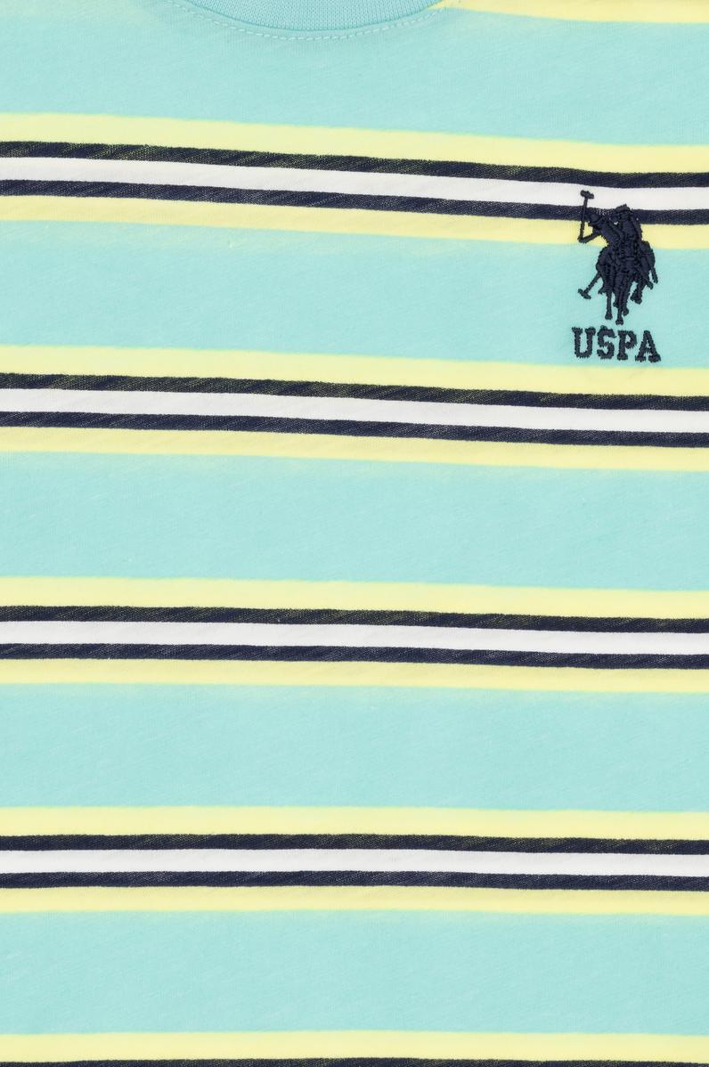 Çocuk Mint Yeşili Bisiklet Yaka Tişört