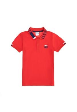 Erkek Çocuk Kırmızı Polo Yaka Tişört - 50263388041