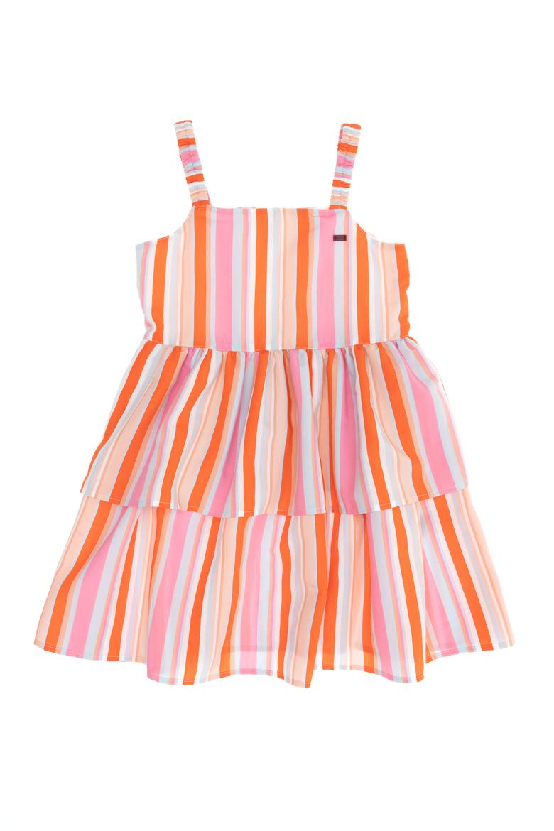 Kız Çocuk Pembe Dokuma Elbise