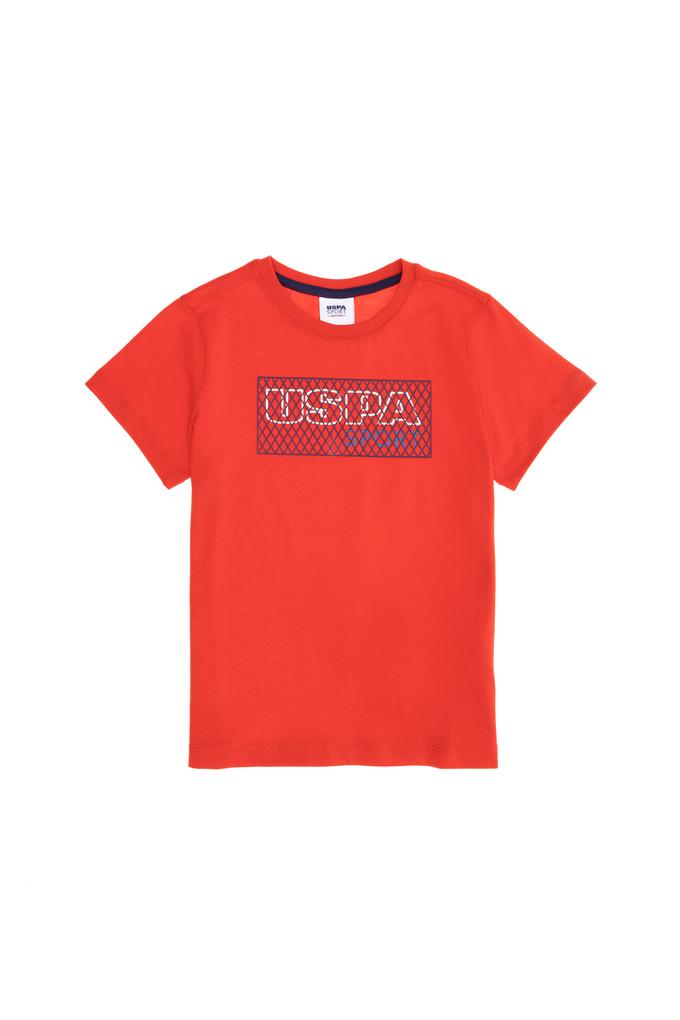 Çocuk Kırmızı Bisiklet Yaka Tişört