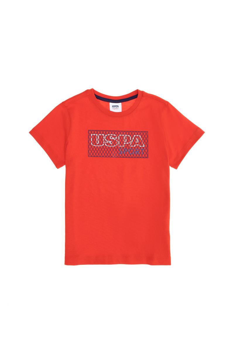 Çocuk Kırmızı Bisiklet Yaka Tişört