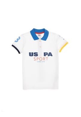 Erkek Çocuk Beyaz Polo Yaka Tişört - 50263262006