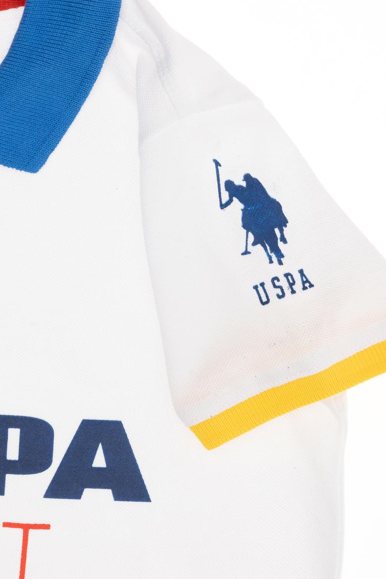 Erkek Çocuk Beyaz Polo Yaka Tişört - 50263262006