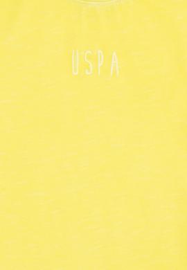 Çocuk Neon Sarı Bisiklet Yaka Tişört - 50263481101