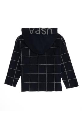 Erkek Çocuk Lacivert Kapüşonlu Kazak - 50254136009