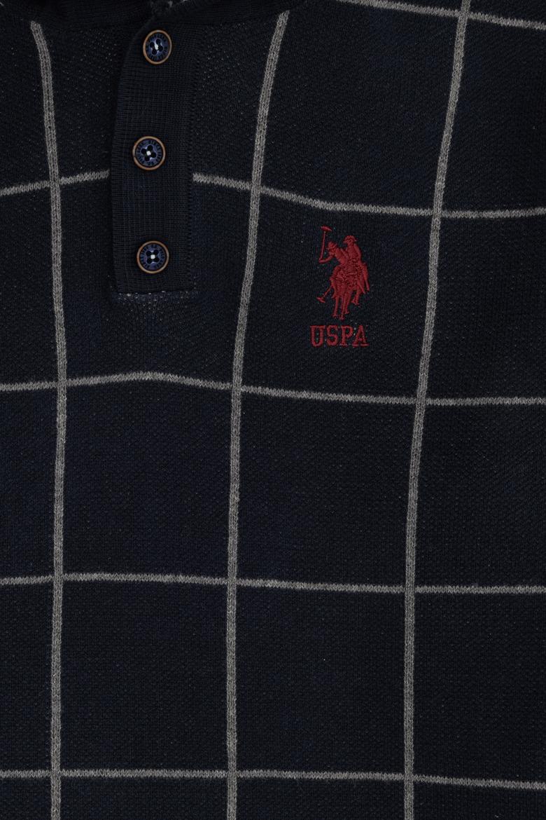 Erkek Çocuk Lacivert Kapüşonlu Kazak - 50254136009