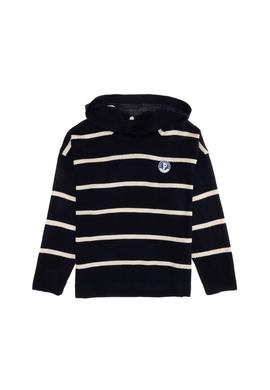 Erkek Çocuk Lacivert Bisiklet Yaka Triko Kazak - 50256700002