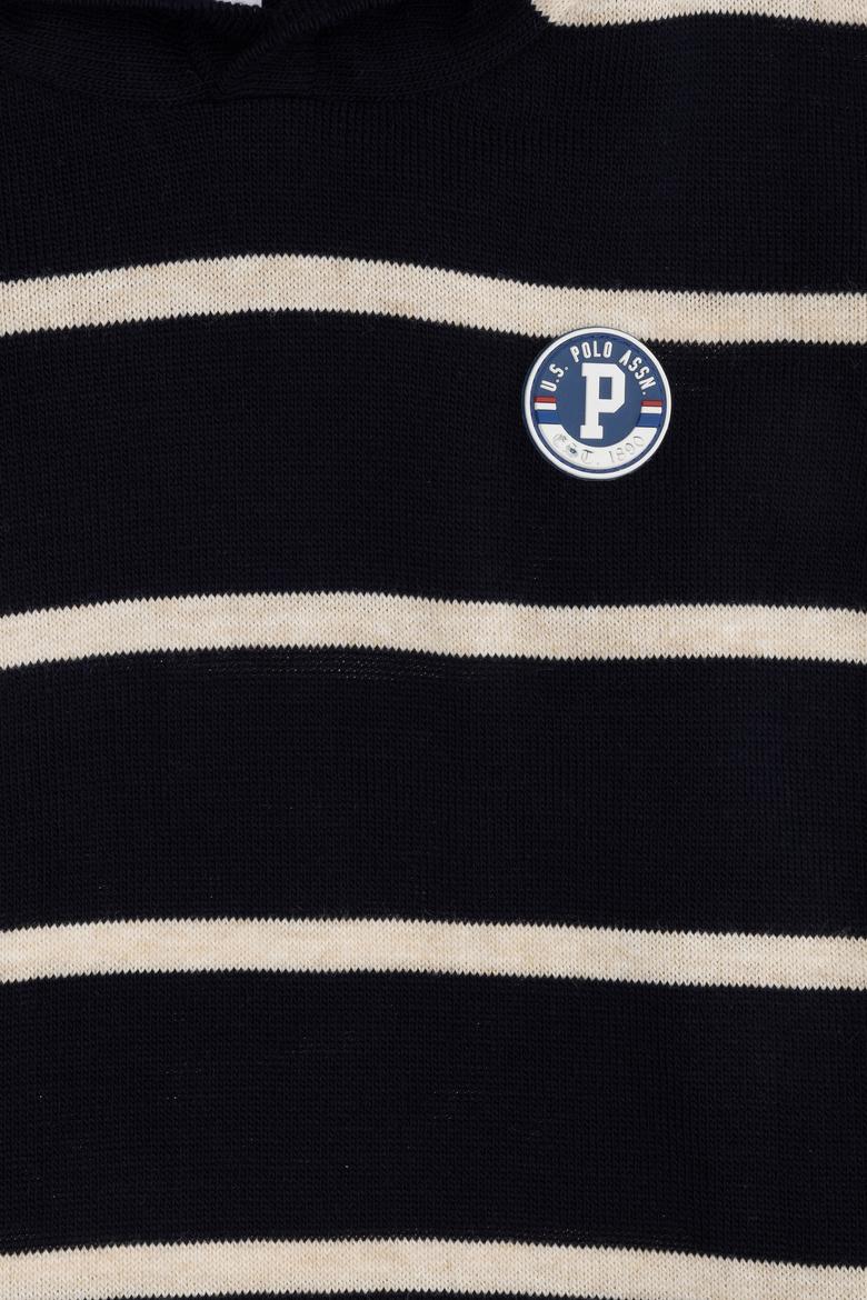 Erkek Çocuk Lacivert Bisiklet Yaka Triko Kazak - 50256700002