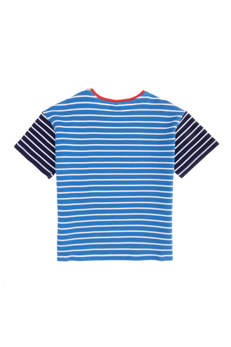 Çocuk Kırmızı Bisiklet Yaka Tişört - 50263234042