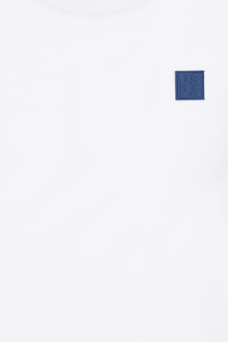 Çocuk Beyaz Bisiklet Yaka Sweatshirt - 50263252018