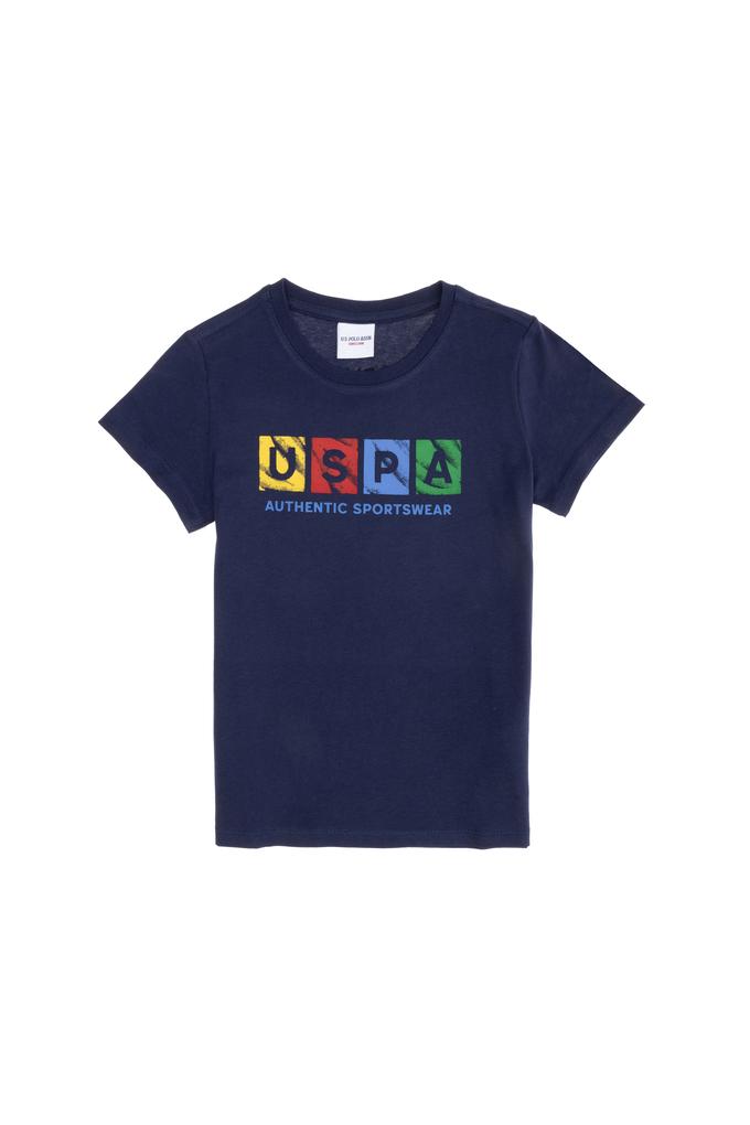 Çocuk Lacivert Bisiklet Yaka Tişört