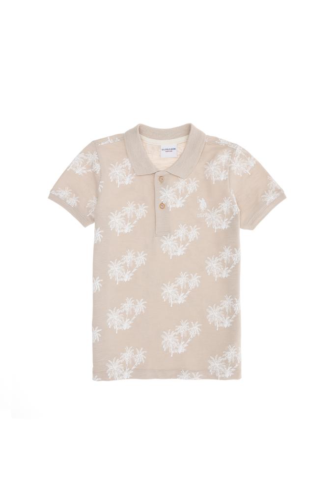 Erkek Çocuk Taş Polo Yaka Tişört