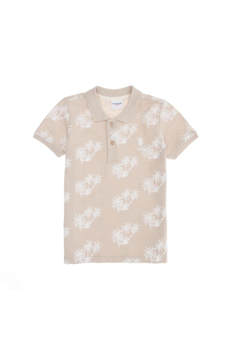 Erkek Çocuk Taş Polo Yaka Tişört