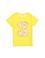 Çocuk Neon Sarı Bisiklet Yaka Tişört
