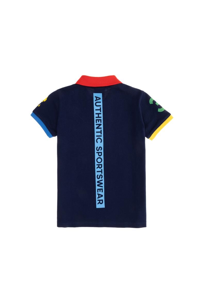 Erkek Çocuk Lacivert Polo Yaka Tişört - 50263262037