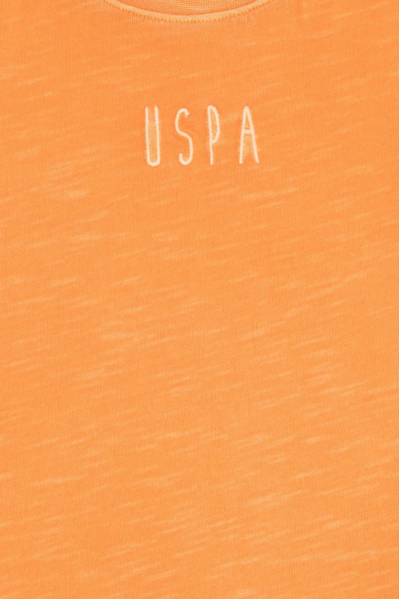 Çocuk Turuncu Bisiklet Yaka Tişört - 50263481125