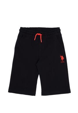 Çocuk Siyah Örme Şort - 50263255092
