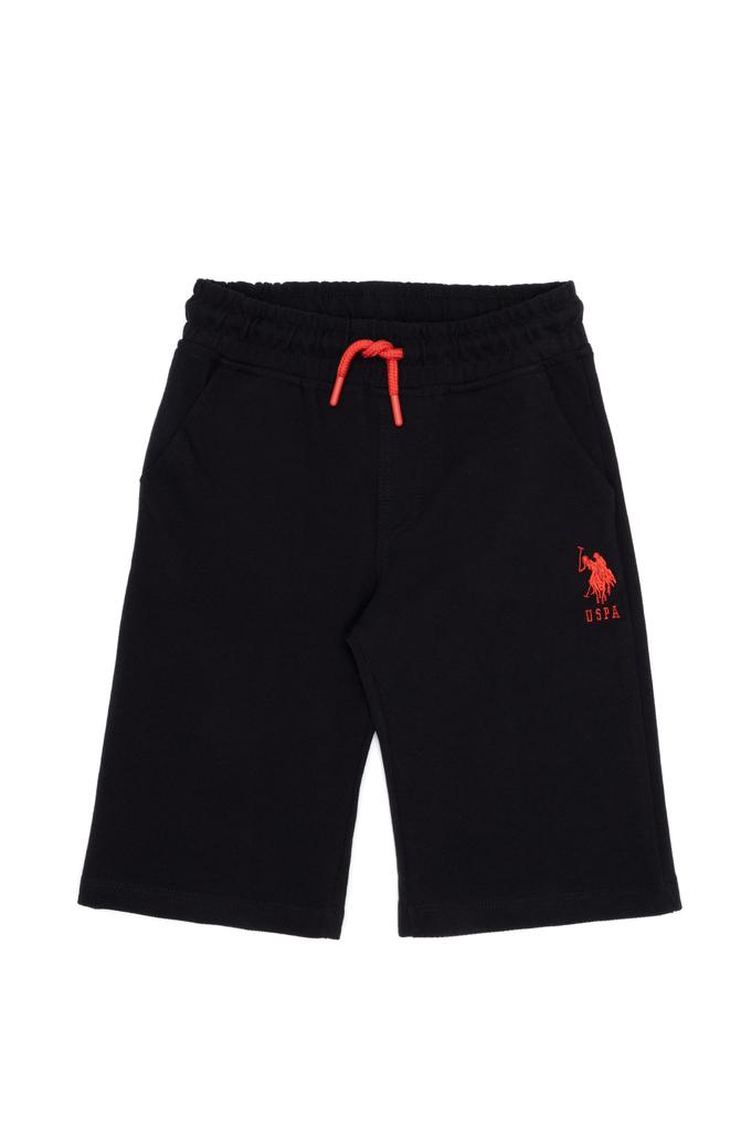 Çocuk Siyah Örme Şort