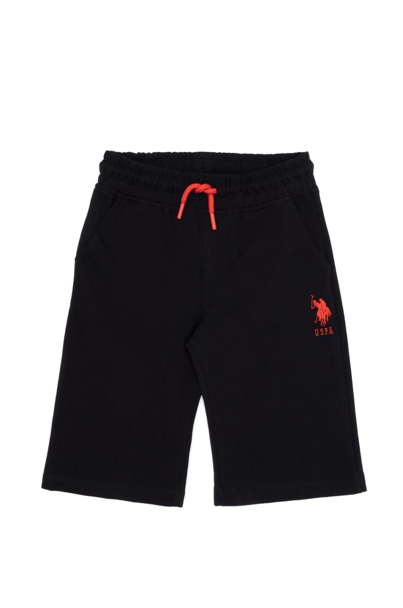 Çocuk Siyah Örme Şort