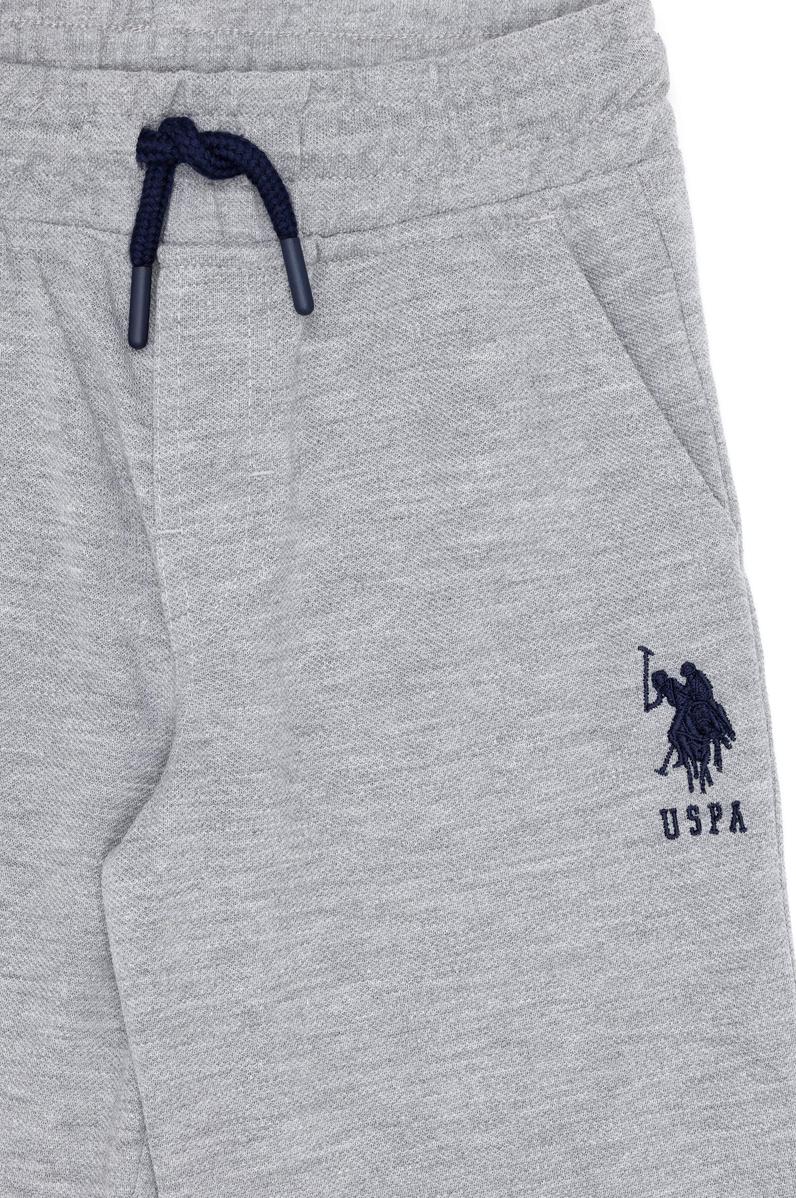 Çocuk Gri Melanj Örme Şort