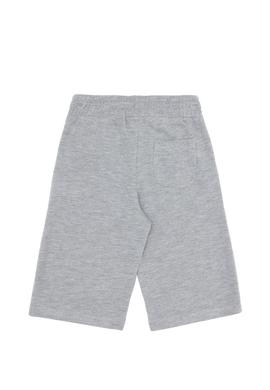 Çocuk Gri Melanj Örme Şort - 50263255103