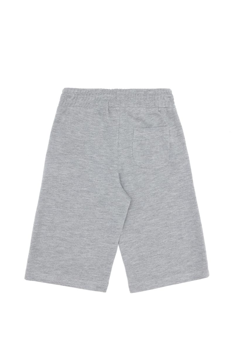 Çocuk Gri Melanj Örme Şort