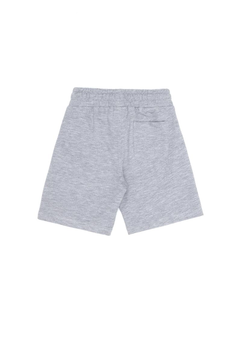 Çocuk Gri Melanj Örme Şort - 50265960013
