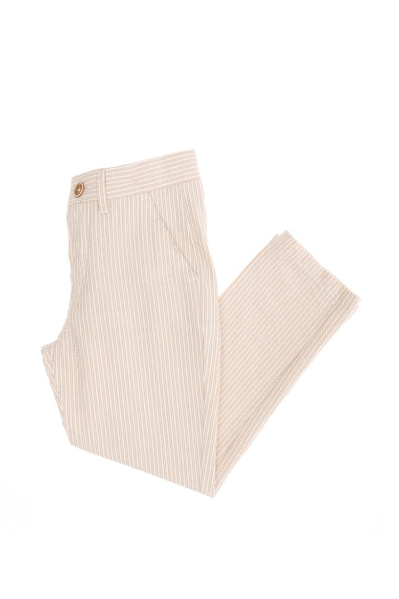 Erkek Çocuk Camel Kanvas Pantolon