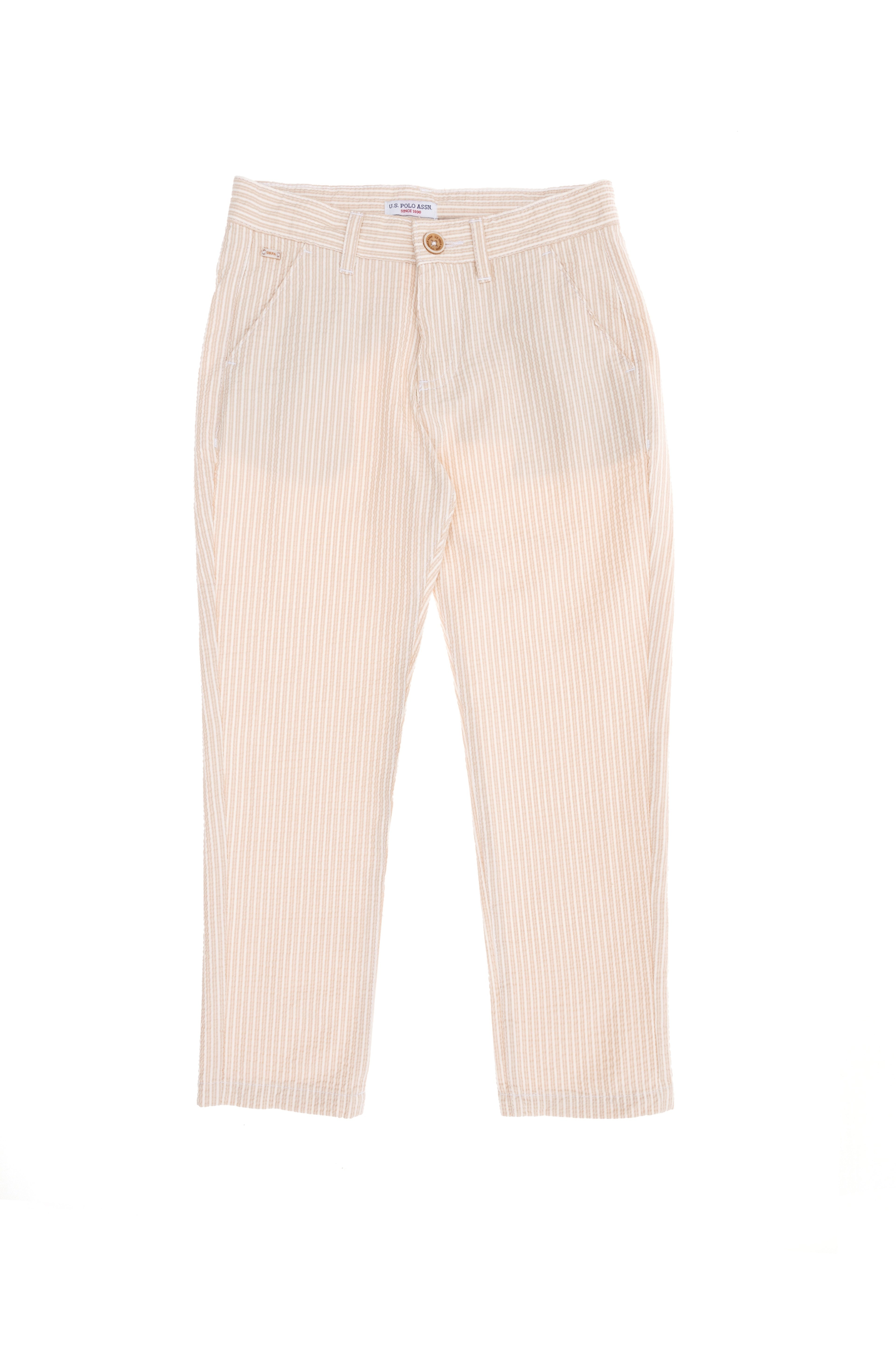 Erkek Çocuk Camel Kanvas Pantolon