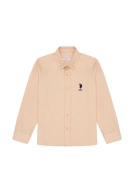 Erkek Çocuk Camel Uzun Kollu Basic Gömlek - 50266085033