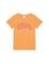 Kız Çocuk Turuncu Bisiklet Yaka Basic Tişört