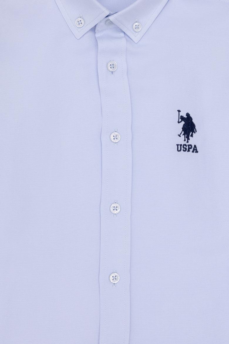 Erkek Çocuk Açık Mavi Uzun Kollu Basic Gömlek - 50266085021