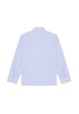 Erkek Çocuk Açık Mavi Uzun Kollu Basic Gömlek - 50266085021